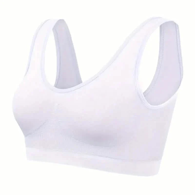 7-Pack: Solid Seamless Bra, Comfy Breathable Sporty Bra for Women's Lingerie & Underwear DailySale