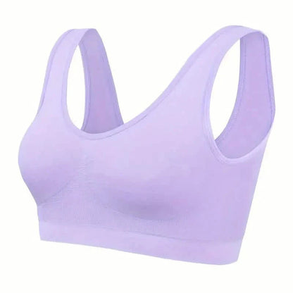 7-Pack: Solid Seamless Bra, Comfy Breathable Sporty Bra for Women's Lingerie & Underwear DailySale