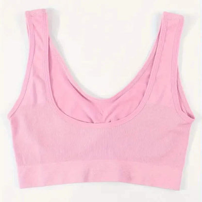 7-Pack: Solid Seamless Bra, Comfy Breathable Sporty Bra for Women's Lingerie & Underwear DailySale