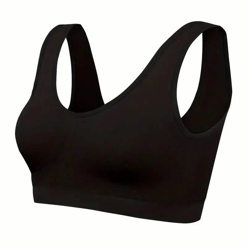 7-Pack: Solid Seamless Bra, Comfy Breathable Sporty Bra for Women's Lingerie & Underwear DailySale