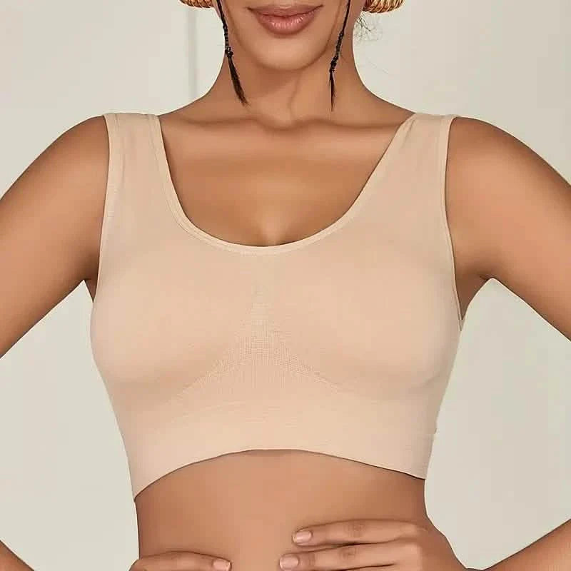 7-Pack: Solid Seamless Bra, Comfy Breathable Sporty Bra for Women's Lingerie & Underwear DailySale