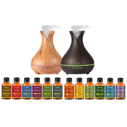 7-Pack: Ultrasonic Diffuser With Essential Oil DailySale