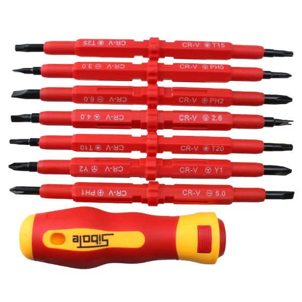 7-Piece: Double Head Insulated Electrical Screwdriver Set DailySale