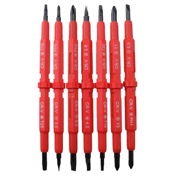 7-Piece: Double Head Insulated Electrical Screwdriver Set DailySale