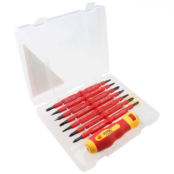 7-Piece: Double Head Insulated Electrical Screwdriver Set DailySale