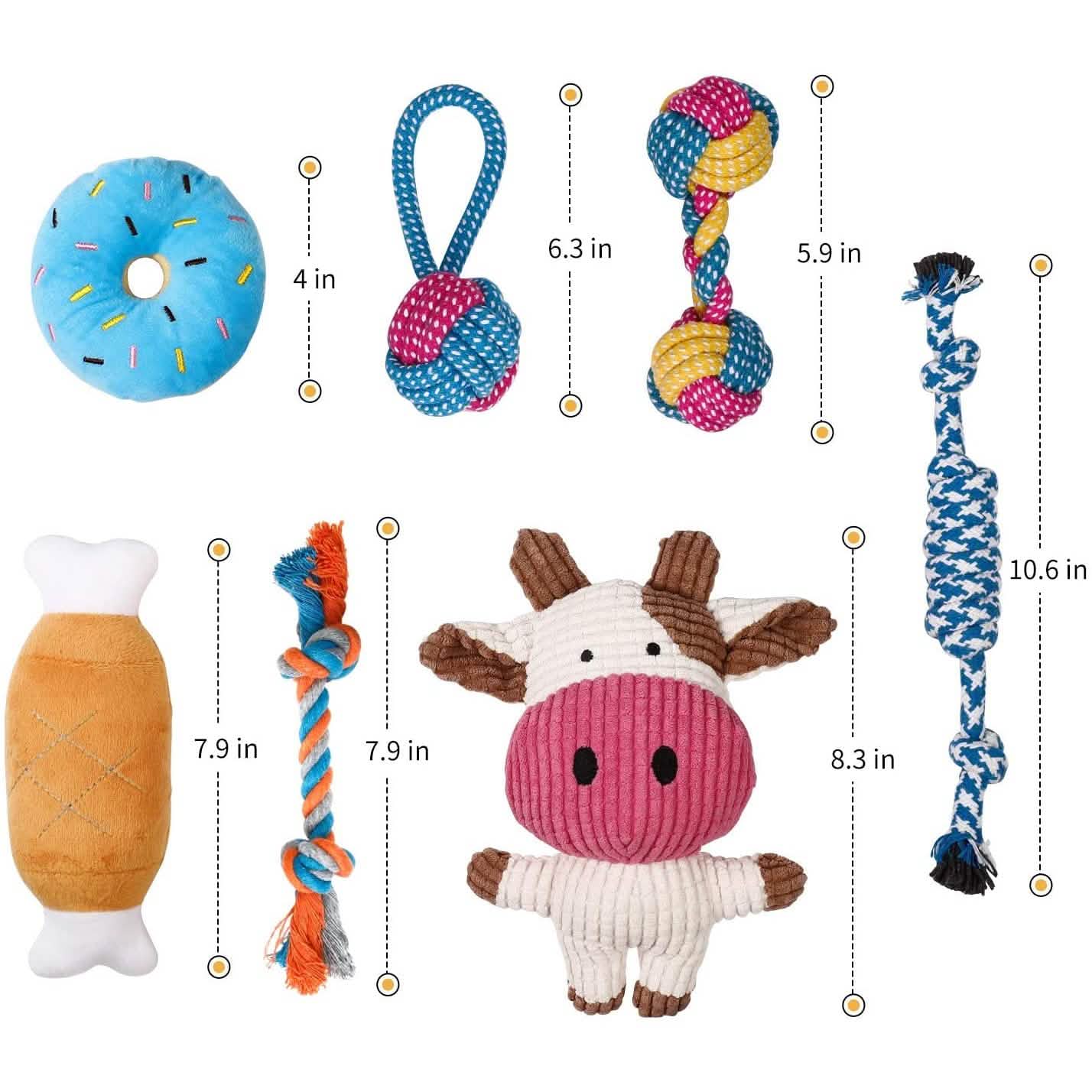 7-Piece: Puppy Cord Chew Toys DailySale