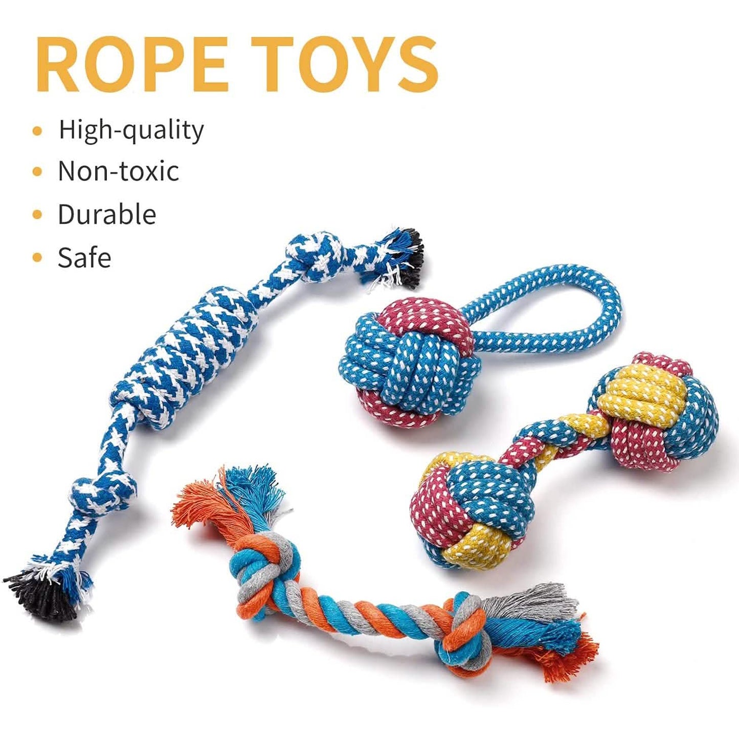 7-Piece: Puppy Cord Chew Toys DailySale