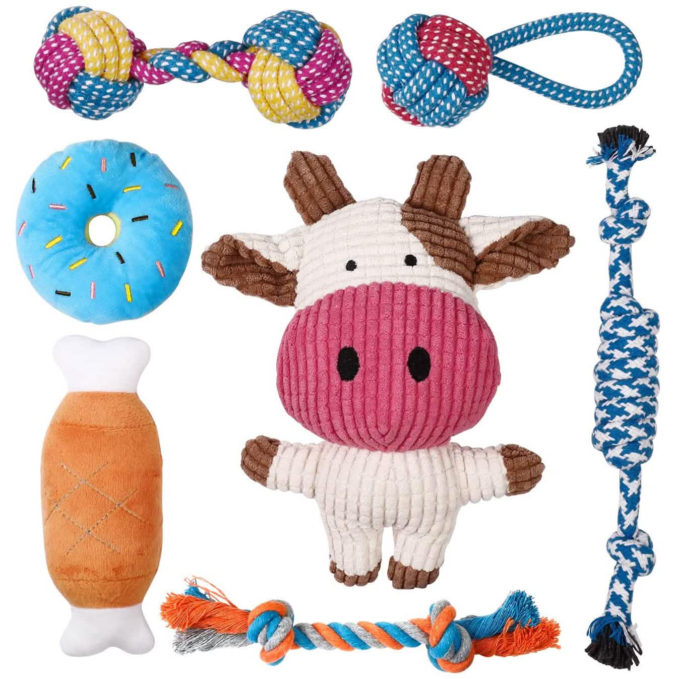 7-Piece: Puppy Cord Chew Toys DailySale