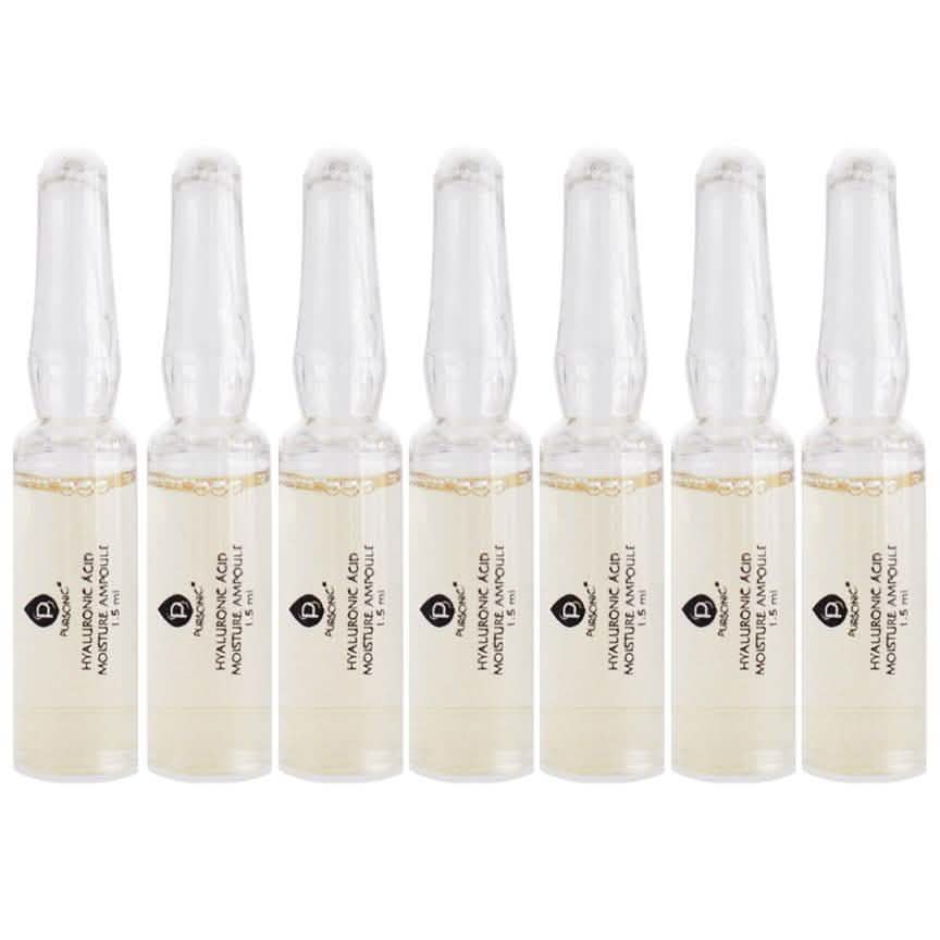 7-Piece: Pursonic Hyaluronic Acid and Natural Moisturizing Serum Set DailySale