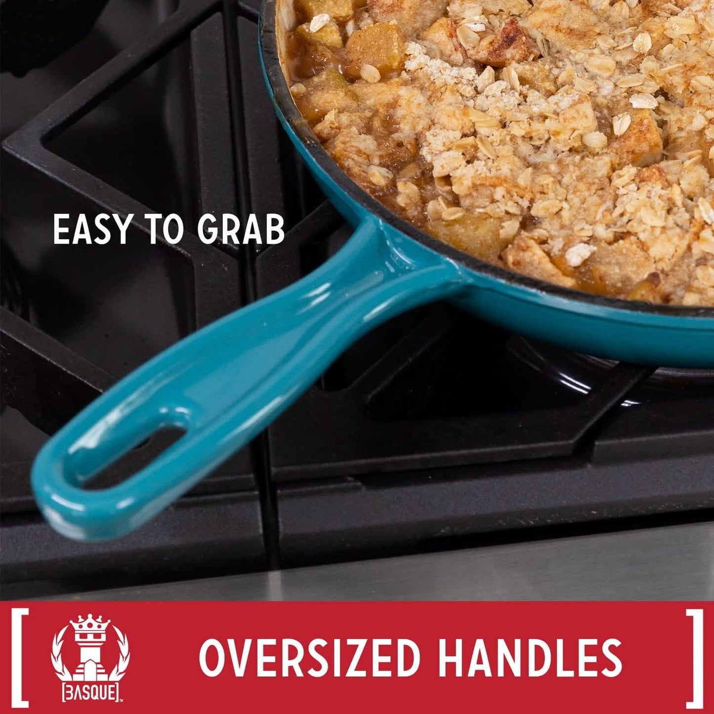 7-Piece Set: Basque Enameled Cast Iron Cookware Set DailySale