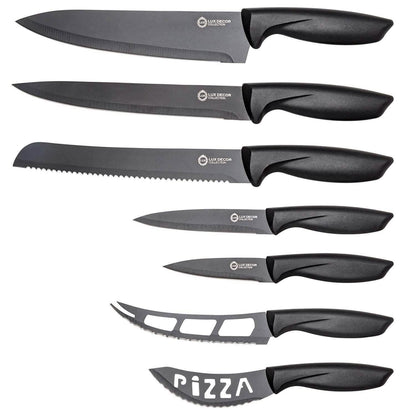 7-Piece Set: Chef Knife, Bread, Carving, Utility, Pairing, Cheese, Pizza DailySale