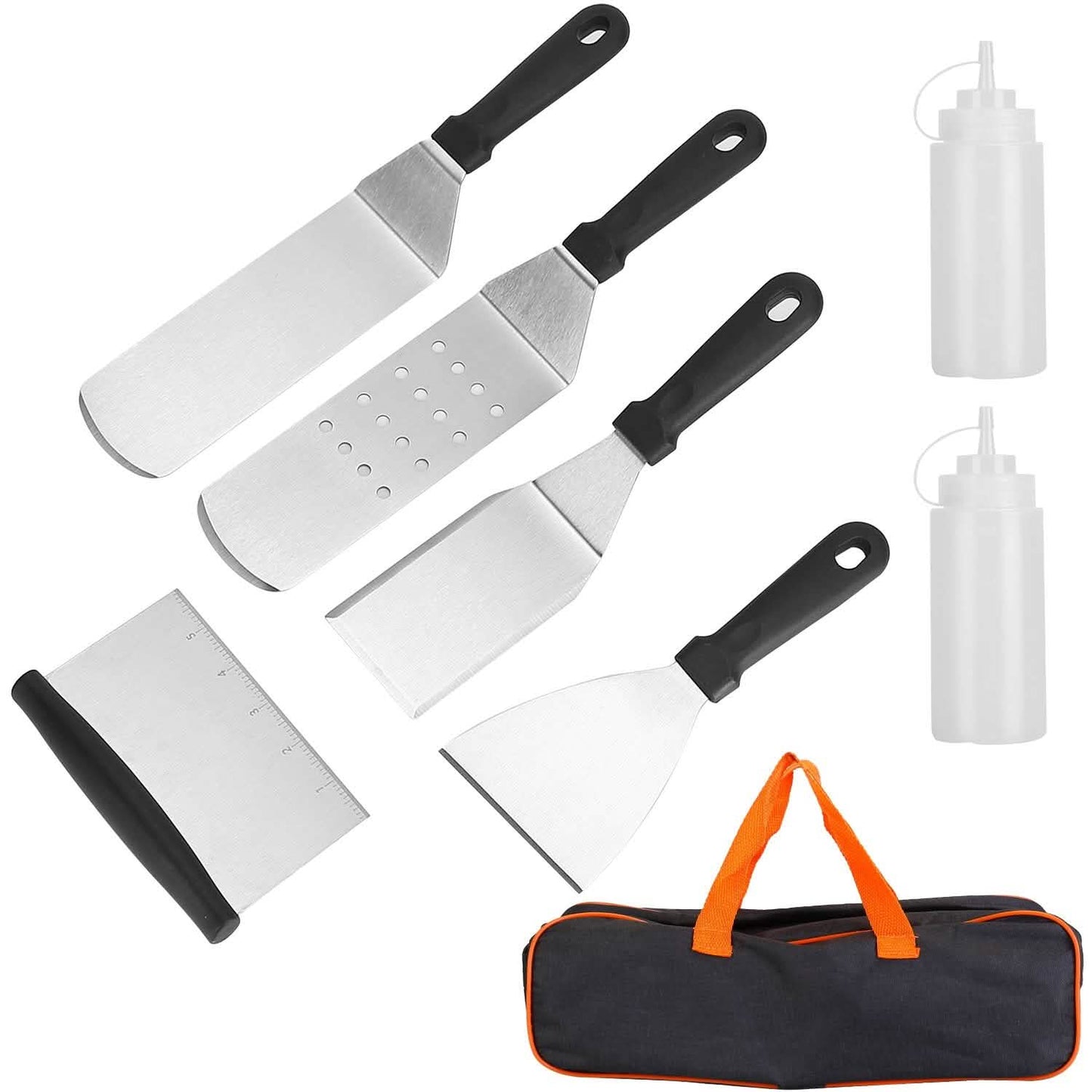 7-Piece Set: Stainless Steel BBQ Grilling Utensil Tools DailySale