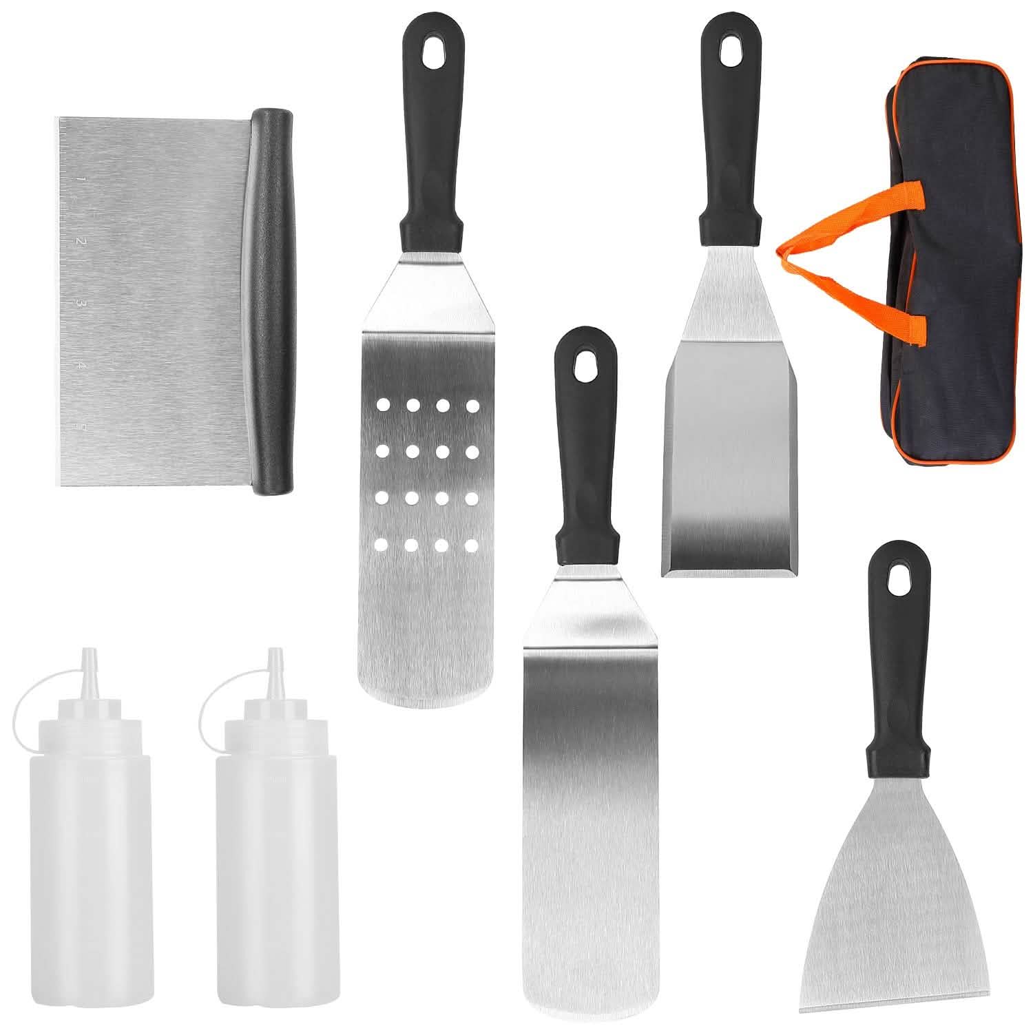 7-Piece Set: Stainless Steel BBQ Grilling Utensil Tools DailySale