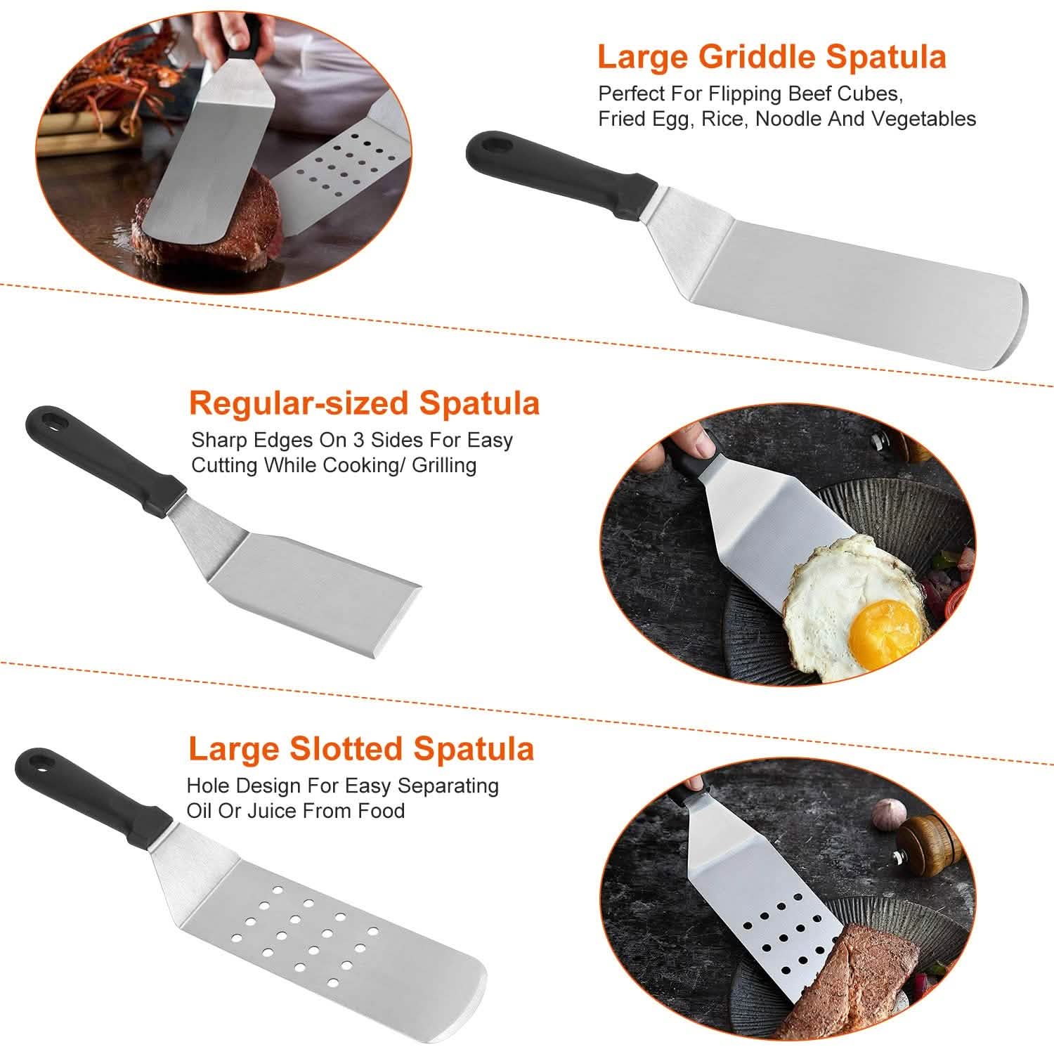 7-Piece Set: Stainless Steel BBQ Grilling Utensil Tools DailySale
