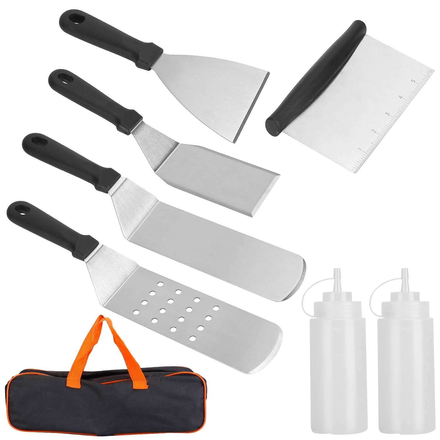 7-Piece Set: Stainless Steel BBQ Grilling Utensil Tools DailySale