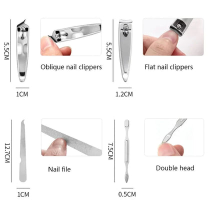 7-Piece Set: Stainless Steel Portable Nail Clipper Tool Set DailySale