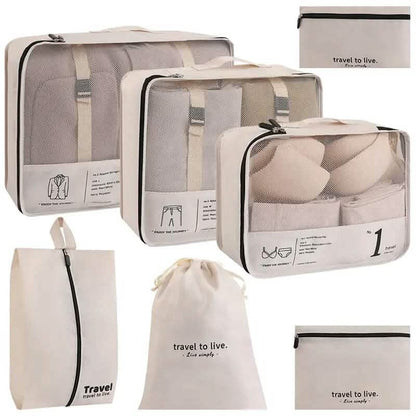 7-Piece: Travel Packaging Cube Bags DailySale