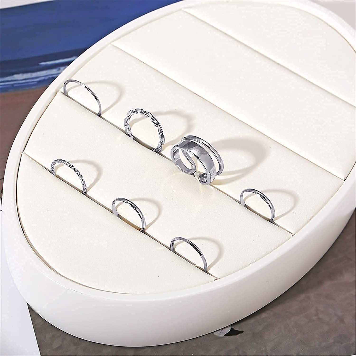 7-Piece: Women's Gold Knuckle Ring Set DailySale