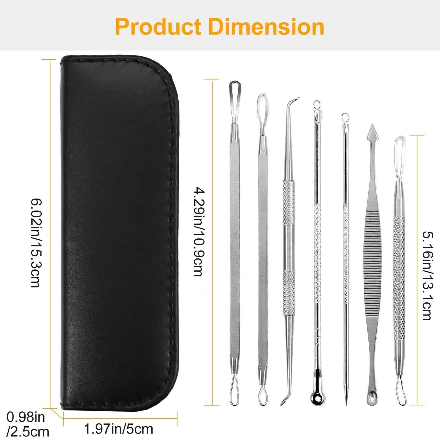 7-Pieces: Blackhead Remover Stainless Steel DailySale