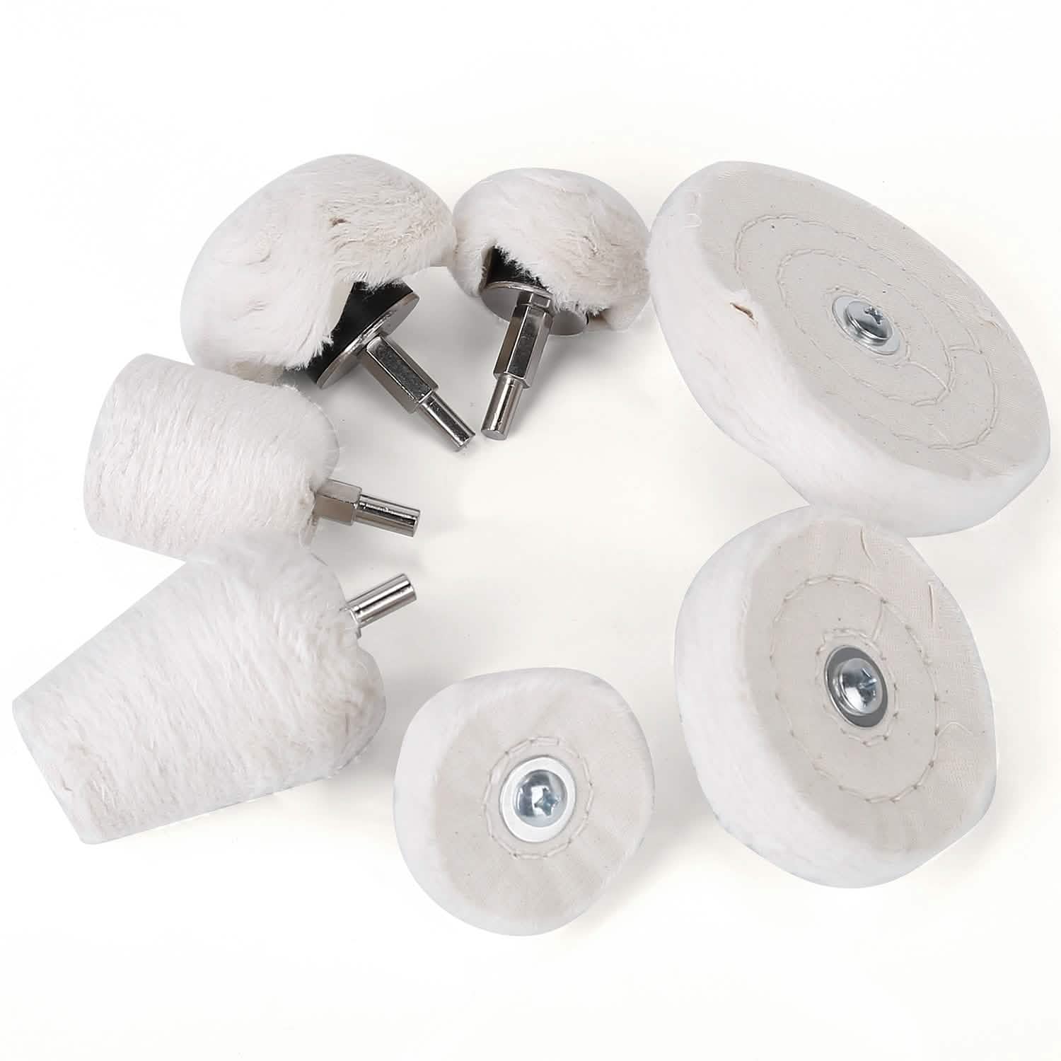 7-Pieces Set: Wheels Polishing Pads Car Buffing DailySale