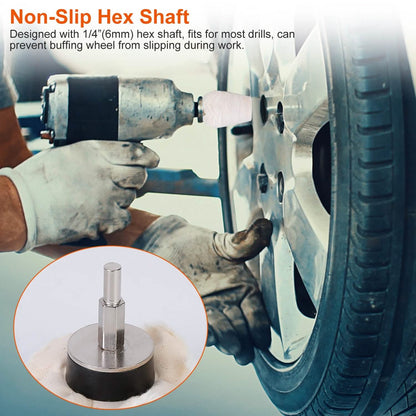 7-Pieces Set: Wheels Polishing Pads Car Buffing DailySale