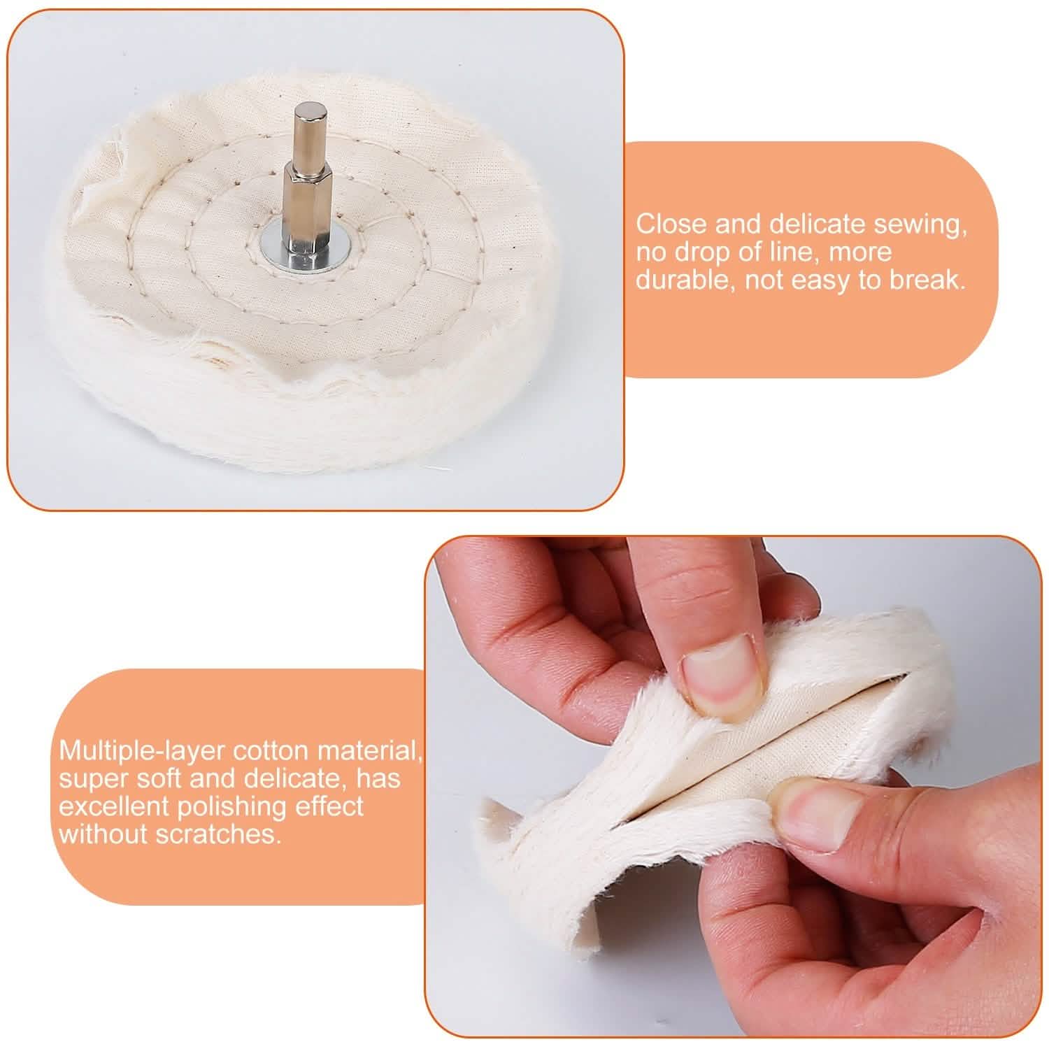 7-Pieces Set: Wheels Polishing Pads Car Buffing DailySale