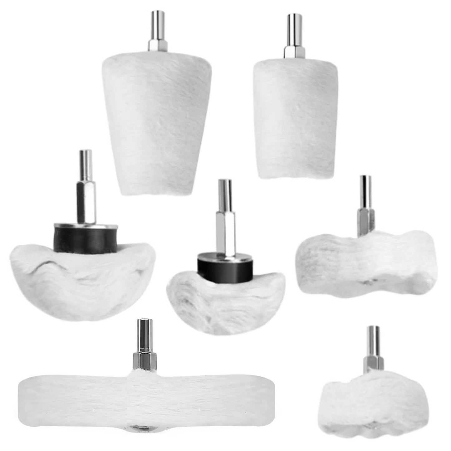 7-Pieces Set: Wheels Polishing Pads Car Buffing DailySale