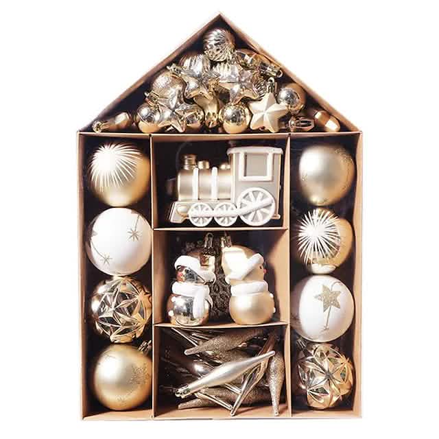 70-Pieces Set: Christmas Tree Decorations Christmas Ball DailySale