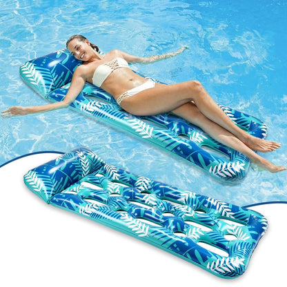 70" x 30" Inflatable Lounge Pool with Headrest DailySale