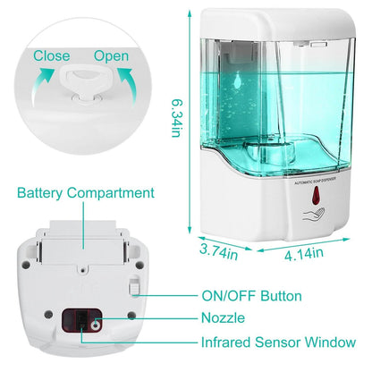 700ML Automatic Soap Dispenser DailySale