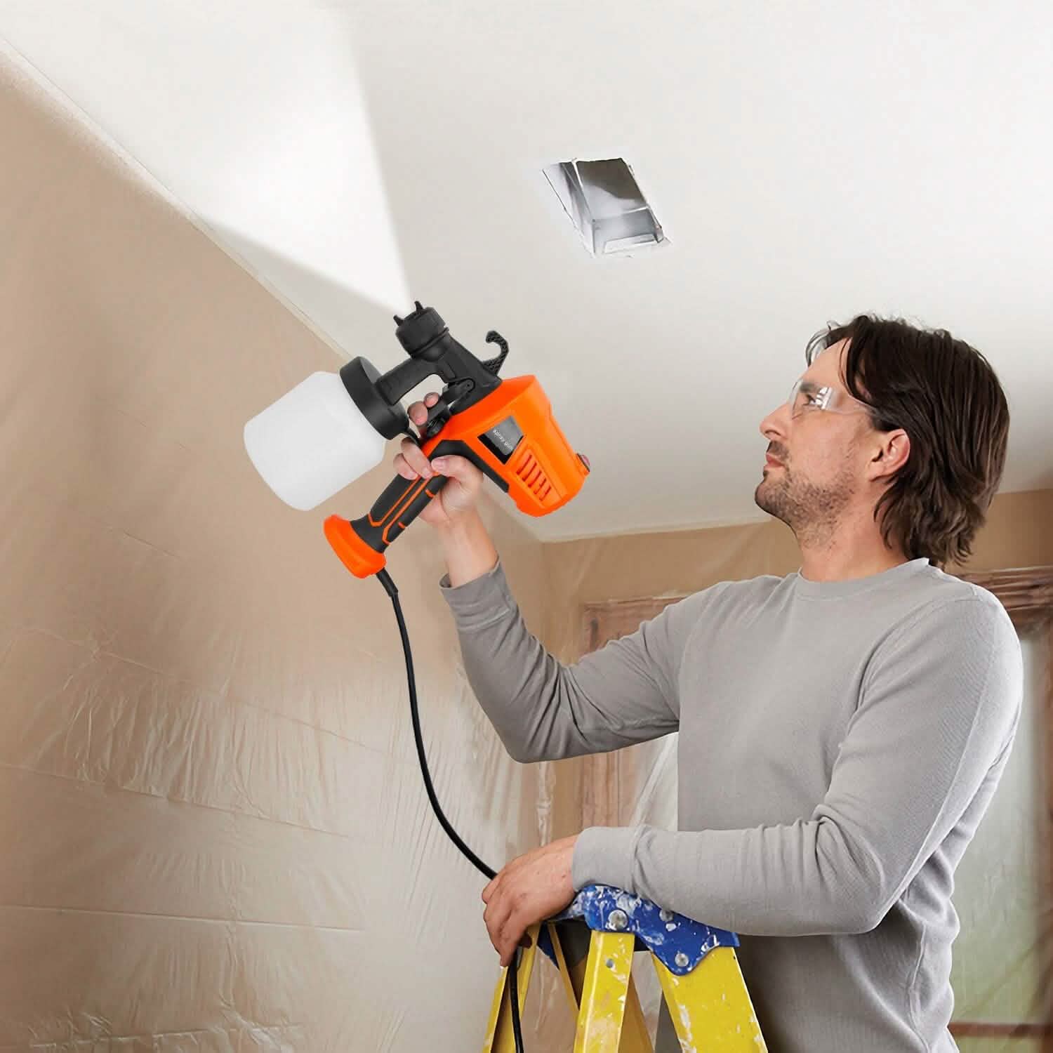 700W Electric Paint Sprayer Handheld with 3 Spray Patterns 800ml DailySale