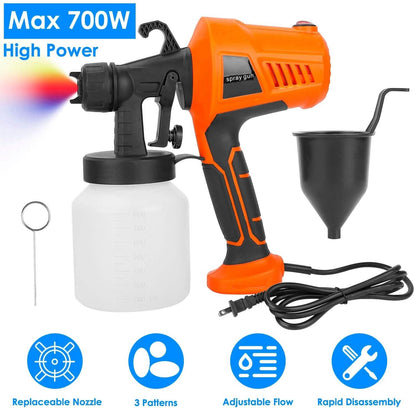 700W Electric Paint Sprayer Handheld with 3 Spray Patterns 800ml DailySale