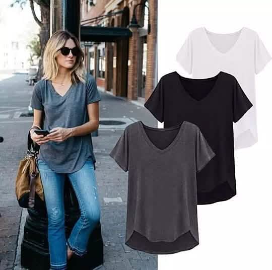 Loose Cut Casual Short Sleeve Top - Assorted Sizes DailySale