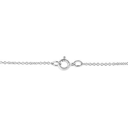 .925 Sterling Silver Diamond Accent Sunburst Milgrain 18" Pendant Necklace (I-J Color, I1-I2 Clarity) Bids.com