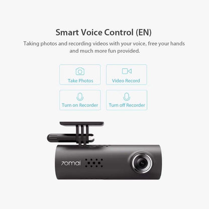 70mai Smart Dash Cam - 1S Car DVR 1080P HD Night Vision Voice Control DailySale