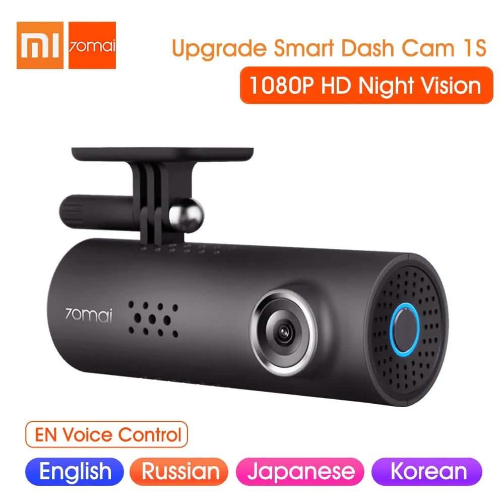 70mai Smart Dash Cam - 1S Car DVR 1080P HD Night Vision Voice Control DailySale