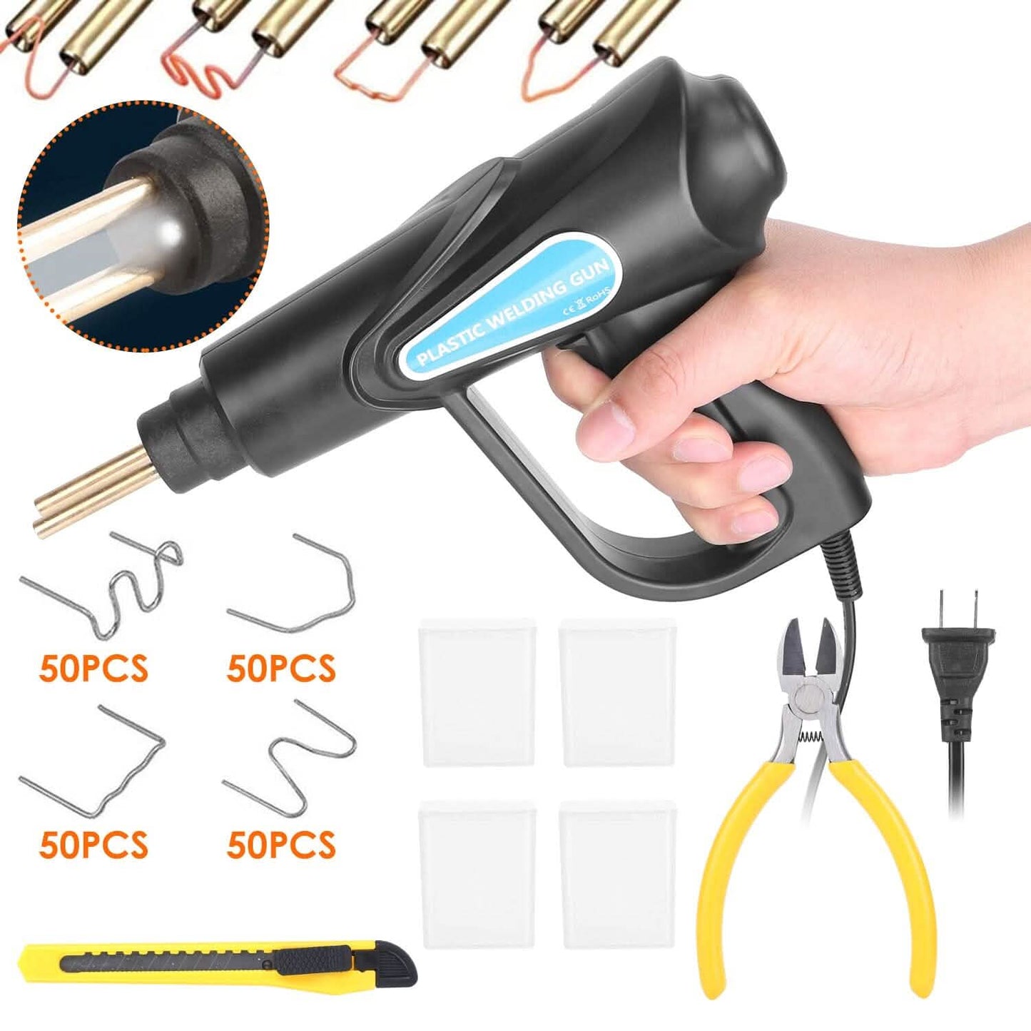 70W Plastic Welder Car Bumper Repair Kit DailySale