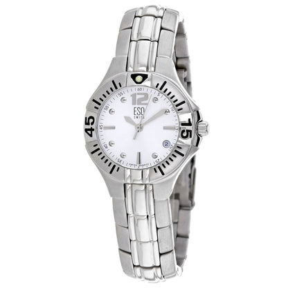 ESQ Women's Silver Stainless Steel Silver Dial Bids.com
