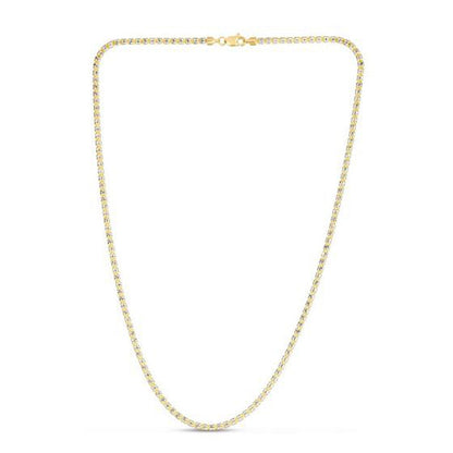 Ice Barrel Chain in 14k Yellow Gold (2.70 mm) Bids.com