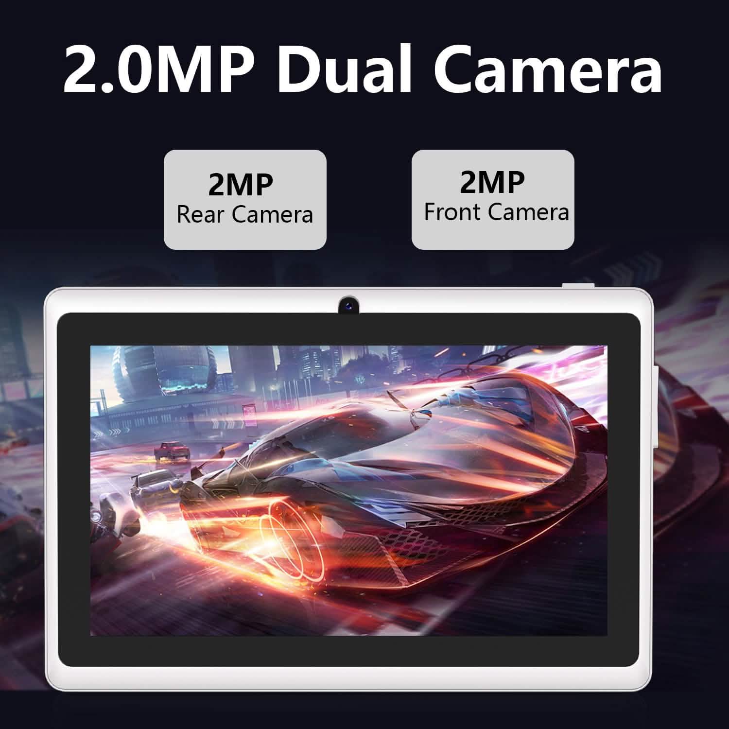 Android Tablet – 7" LCD, 2GB RAM + 4GB Extension, 32GB Storage, Dual Cameras, Wi-Fi, GPS, USB Charging DailySale