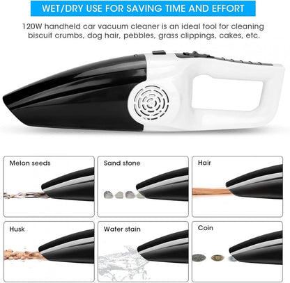 High-Power Car Vacuum Cleaner | Wet & Dry, Mini & Portable DailySale