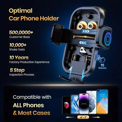 TOPK D38C Car Phone Holder – Adjustable Dashboard Mount DailySale