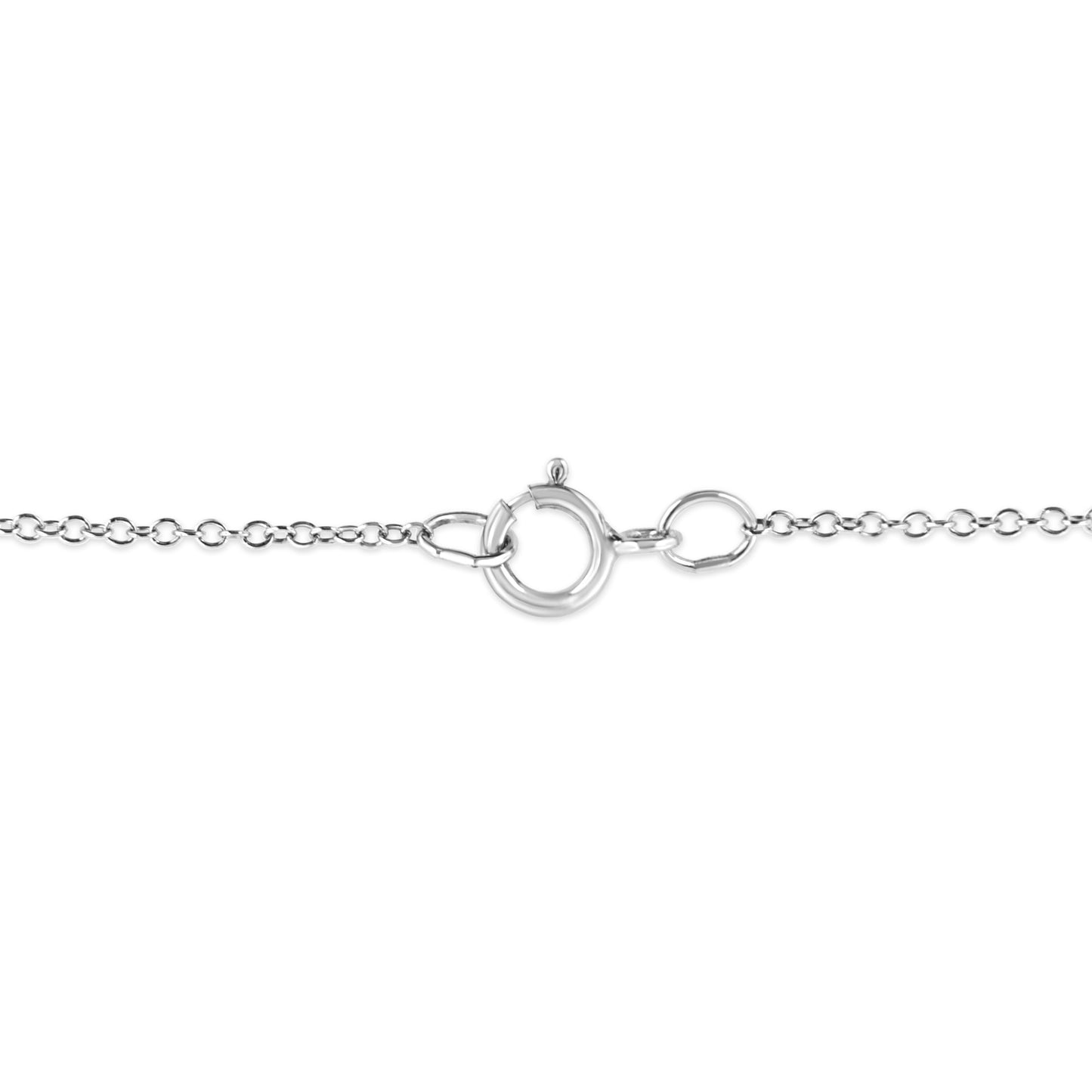 .925 Sterling Silver Prong-Set Diamond Accent Starfish 18" Pendant Necklace (I-J Color, I1-I2 Clarity) Bids.com