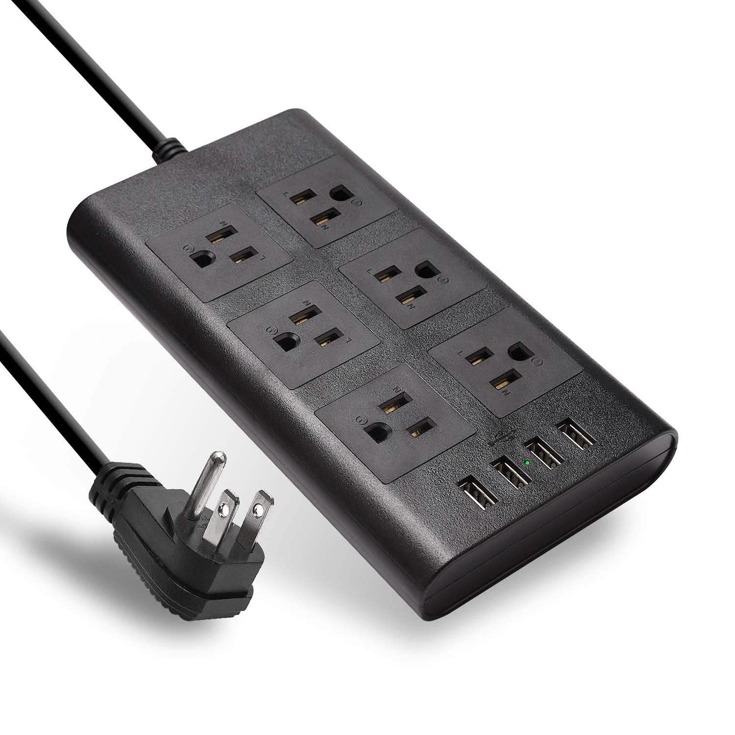 9.8ft USB Power Strip Surge Protector DailySale
