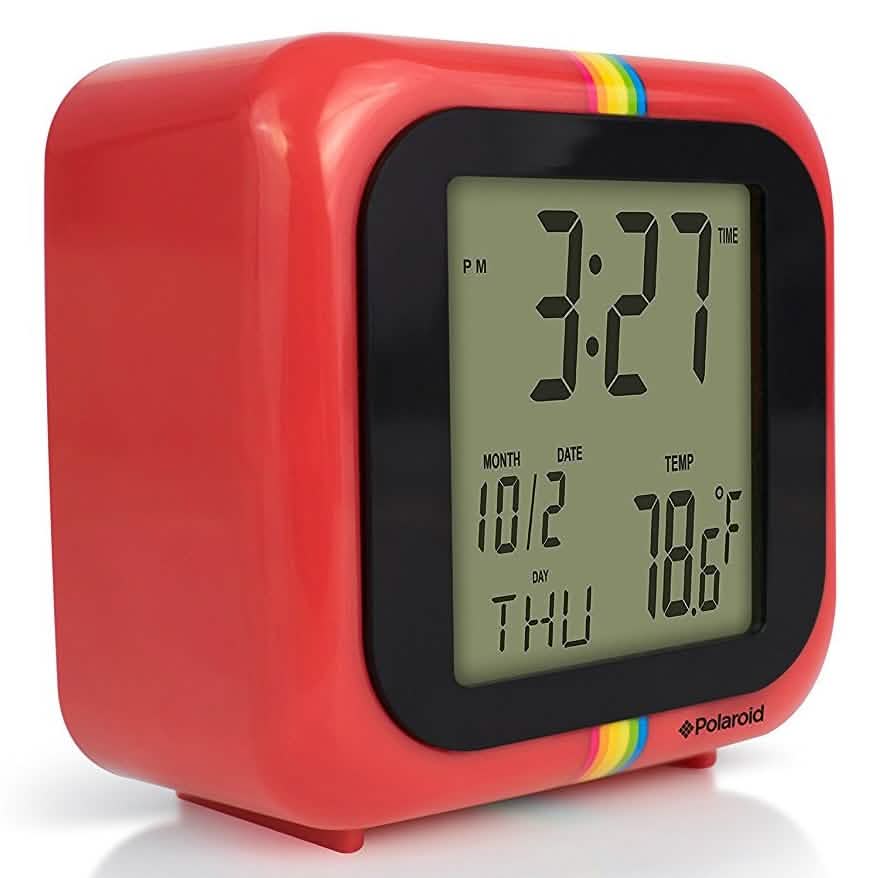 Polaroid Desktop Digital Clock - Assorted Colors DailySale