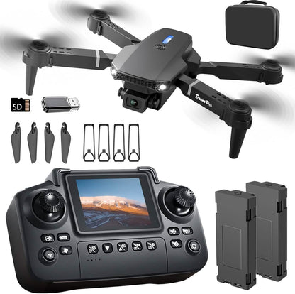 Drone MAX 2025 – Dual Camera, 1080p HD, 40min Battery, Obstacle Avoidance, Remote Control, USB Charging DailySale