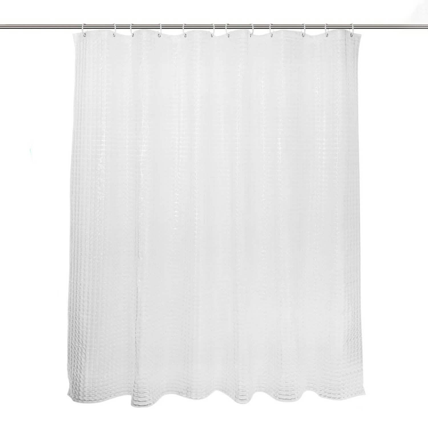 72 Inch FITNATE EVA Shower Clear Curtain Liner DailySale