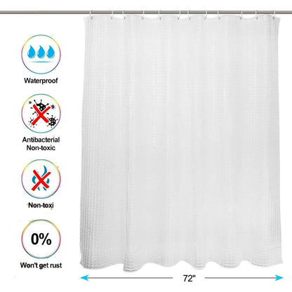 72 Inch FITNATE EVA Shower Clear Curtain Liner DailySale