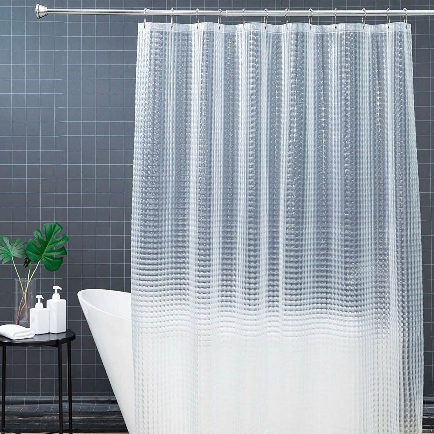 72 Inch FITNATE EVA Shower Clear Curtain Liner DailySale