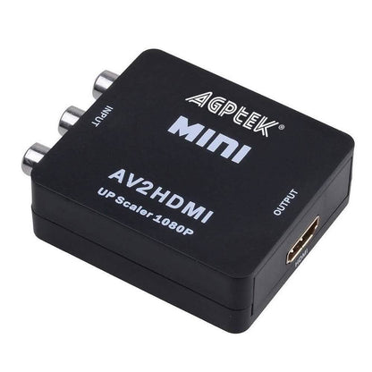 720p 1080p AGPtek Mini Composite AV CVBS 3RCA to HDMI Video Converter Adapter DailySale